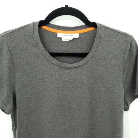 Icebreaker Central Classic Short Sleeve T-Shirt Short Sleeve M Gray - Picture 4 of 15